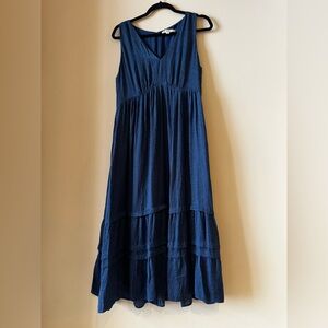 LOFT Deep Blue Maxi Dress